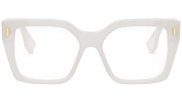 Fendi Roma White Square Eyeglasses