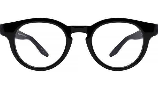 Oxford Black Round Eyeglasses