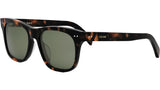 Celine Thin Tortoise Square Sunglasses