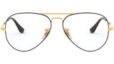 RB6489 gold on top black