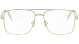 DiorCannageO A1U Gold Geometric Eyeglasses