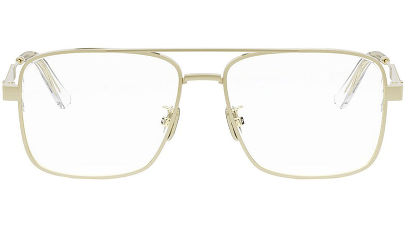 DiorCannageO A1U Gold Geometric Eyeglasses