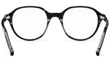 Youthful Energy Thin Havana Round Eyeglasses