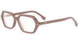 FF Diamonds Red Geometric Eyeglasses