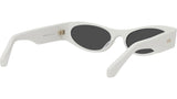 Signature White Geometric Sunglasses