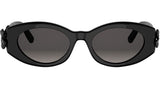 Dior Clover B1I Black Oval Sunglasses