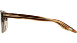 Oxford Brown Round Sunglasses
