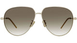 GV Speed Gold Pilot Sunglasses