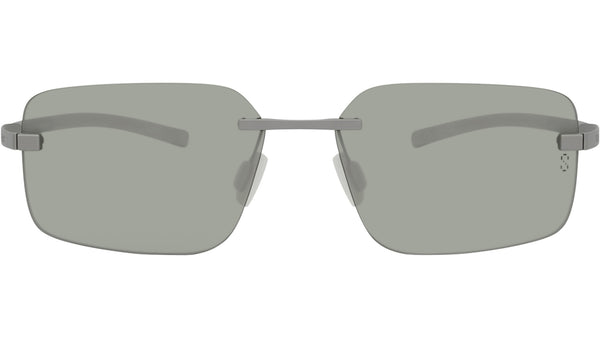 Flex Silver Geometric Sunglasses