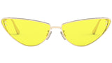 MissDior B1U Gold Cat Eye Sunglasses