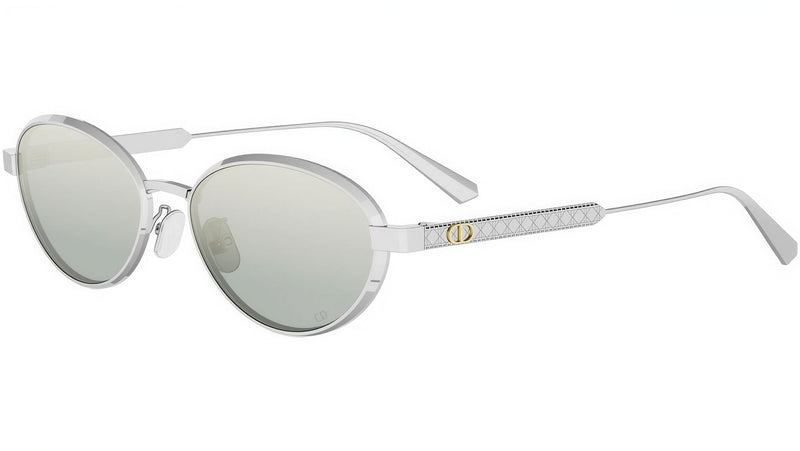 DiorCannage R1U Silver Oval Sunglasses