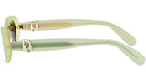 Dior Oblique B1I Green Oval Sunglasses