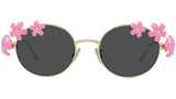 Signature Gold Pink Oval Sunglasses