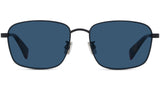 AKA Black Rectangular Sunglasses