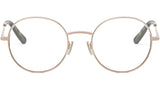 Mini CD O R6F Rose Round Eyeglasses