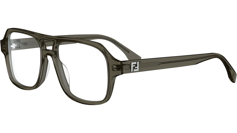 FF Squared Brown Pilot Eyeglasses