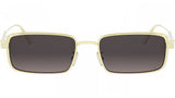 DiorCannage S2U Gold Rectangular Sunglasses