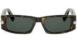 DiorBlackSuit XL S5I Havana Rectangular Sunglasses