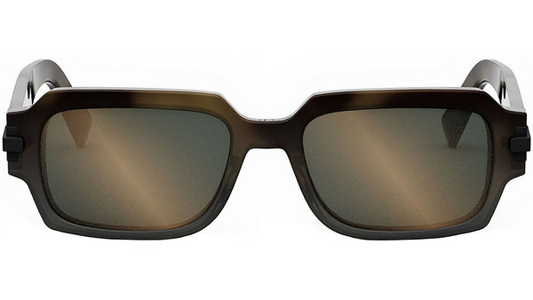 DiorBlackSuit 1I Coloured Havana Geometric Sunglasses