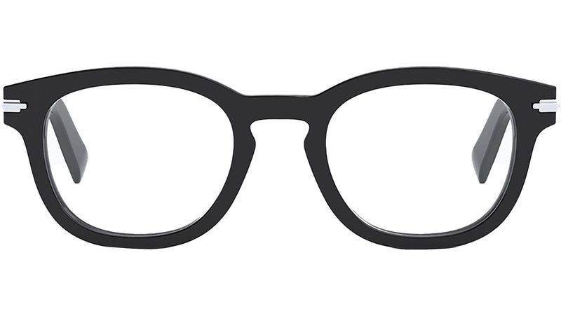 DiorBlackSuitO R4I Black Round Eyeglasses