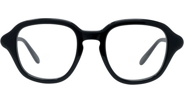 Slim Black Square Eyeglasses