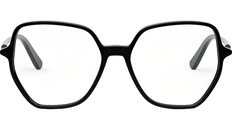 Mini CD O S8I Black Geometric Eyeglasses