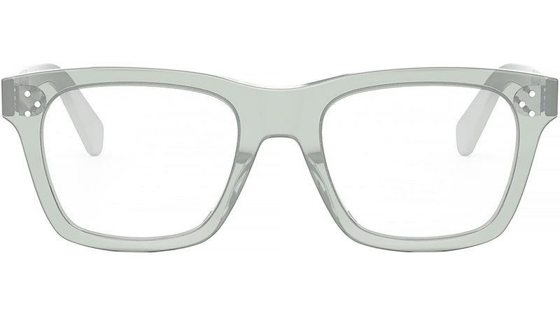 CELINE 3 Dots Green Square Eyeglasses