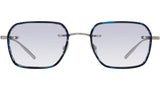 Louie Silver Square Sunglasses