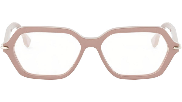 FF Diamonds Red Geometric Eyeglasses
