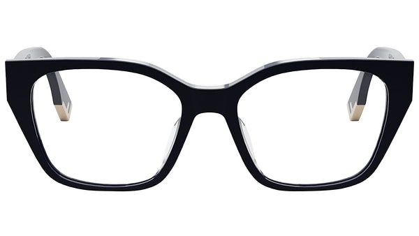 Fendi Way Blue Rectangular Eyeglasses