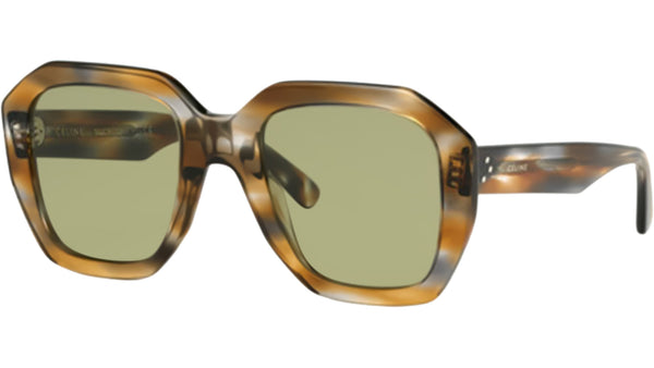 Celine Tortoise Geometric Sunglasses