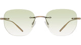 Tyrone Gold Square Sunglasses