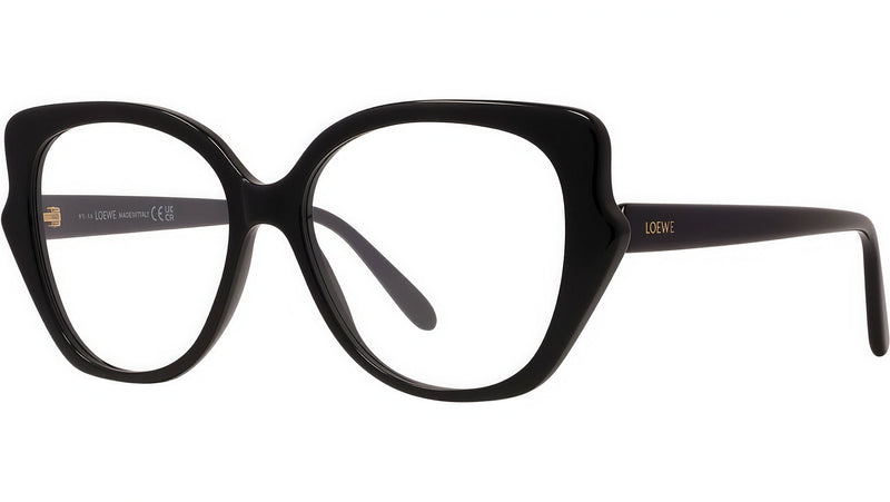 Slim Black Butterfly Eyeglasses