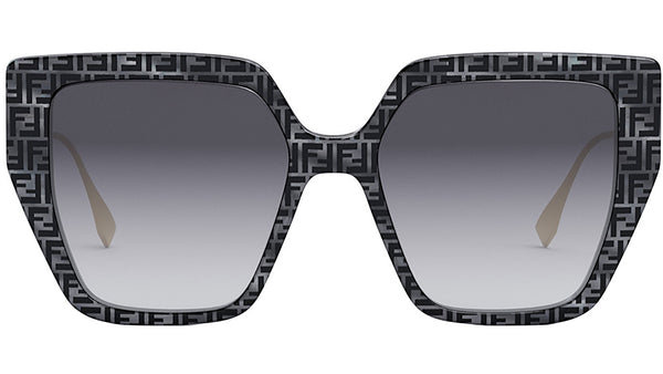 Baguette Grey Butterfly Sunglasses