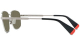 AKA Silver Rectangular Sunglasses