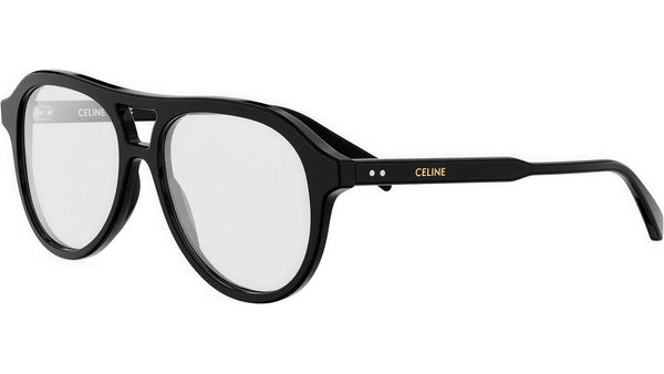 CELINE Thin Black Pilot Eyeglasses