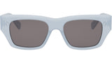 3 Dots HD Blue Geometric Sunglasses