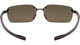 Flex Silver Rectangular Sunglasses