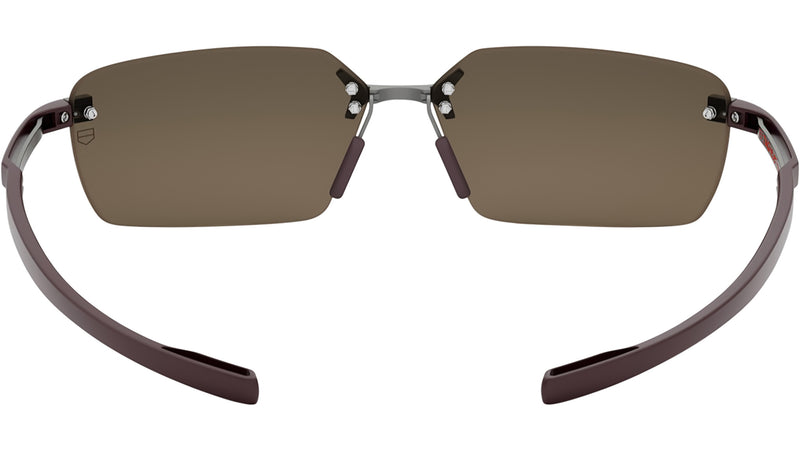 Flex Silver Rectangular Sunglasses