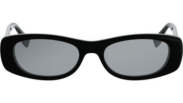 FF Squared Black Oval Sunglasses