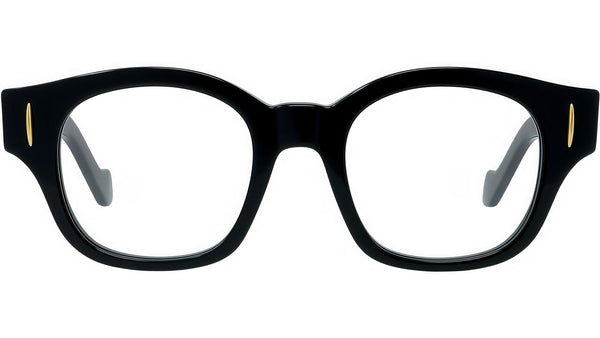 Anagram Black Geometric Eyeglasses