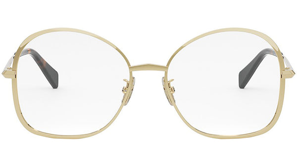 Metal Gold Geometric Eyeglasses