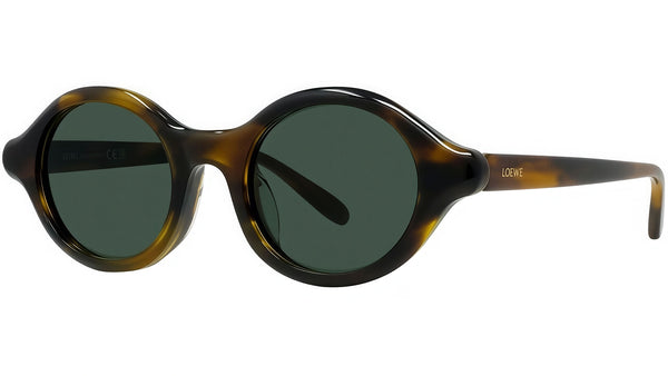 Slim Tortoise Round Sunglasses