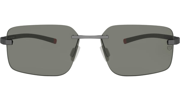 Flex Black Geometric Sunglasses