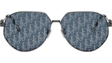 CD Link 1U Shiny Black Pilot Sunglasses