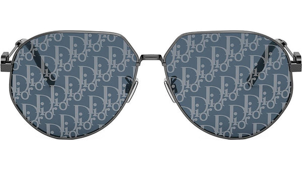 CD Link 1U Shiny Black Pilot Sunglasses
