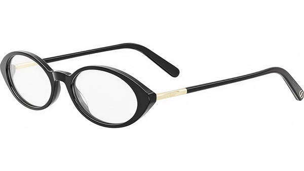 Mini CD O R8I Black Oval Eyeglasses