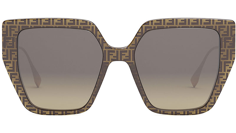 Baguette Brown Butterfly Sunglasses