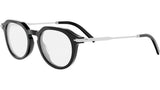 DiorBlackSuitO R10I Black Round Eyeglasses