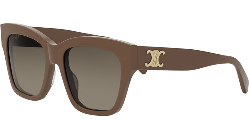 Triomphe Brown Square Sunglasses